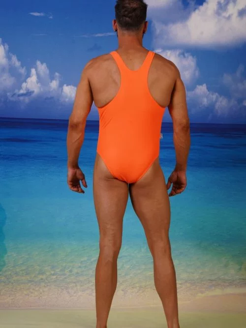 Mens one top leg swimsuit